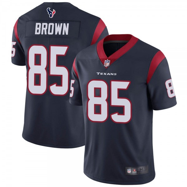 Men's Houston Texans #85 Pharaoh Brown New Navy Vapor Untouchable Limited Stitched Jersey