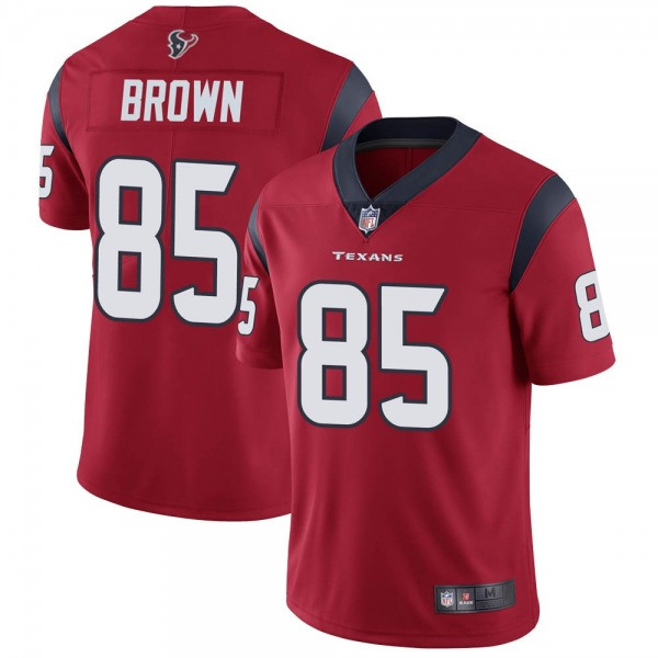 Men's Houston Texans #85 Pharaoh Brown New Red Vapor Untouchable Limited Stitched Jersey
