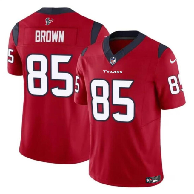 Men's Houston Texans #85 Noah Brown Red 2023 F.U.S.E Vapor Untouchable Stitched Football Jersey