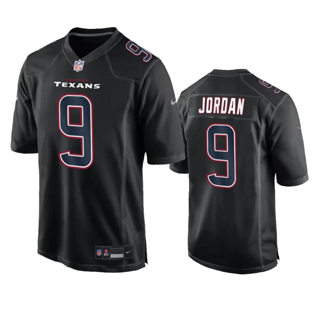 Men's Houston Texans #9 Brevin Jordan Black Fashion Vapor Untouchable Limited Stitched Football Jersey