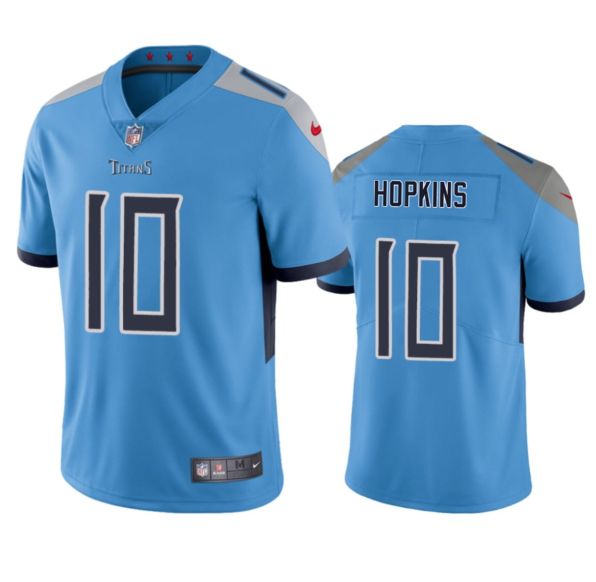 Men's Tennessee Titans #10 DeAndre Hopkins Blue Vapor Untouchable Stitched Jersey