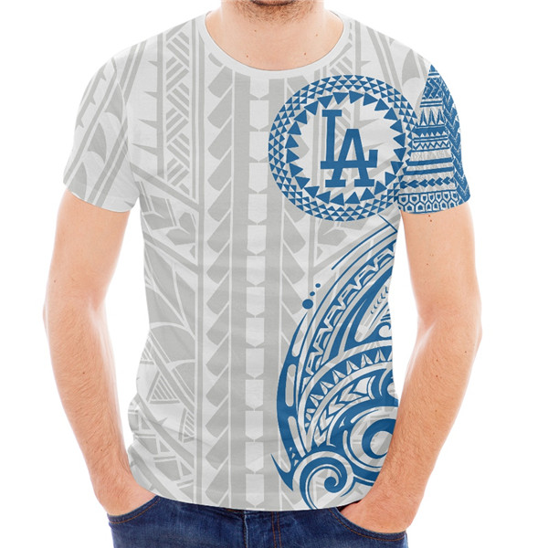 Men's Los Angeles Dodgers Grey T-Shirt