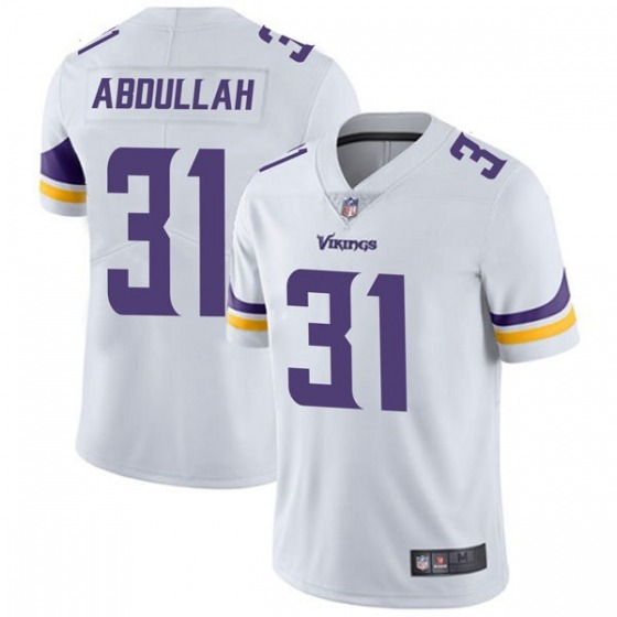 Men's Minnesota Vikings #31 Ameer Abdullah White Vapor Untouchable Limited Stitched Jersey
