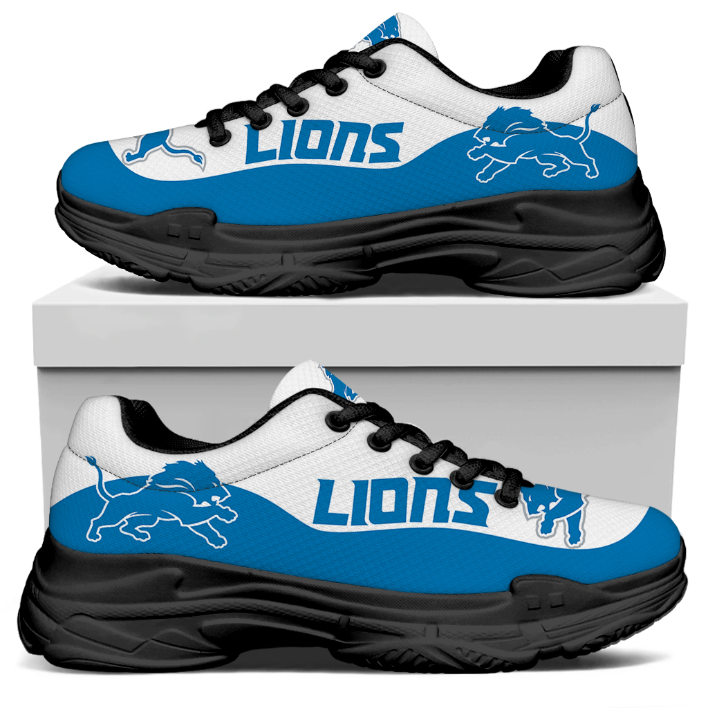 Men's Detroit Lions Edition Chunky Sneakers With Line 001
