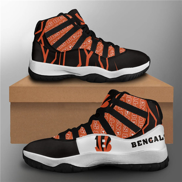 Women's Cincinnati Bengals Air Jordan 11 Sneakers 001