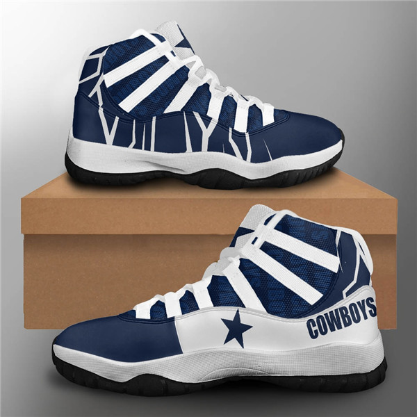 Men's Dallas Cowboys Air Jordan 11 Sneakers 001