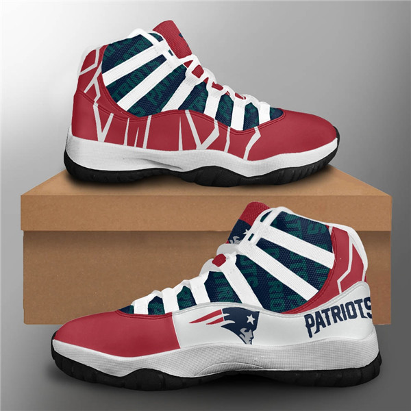 Women's New England Patriots Air Jordan 11 Sneakers 002