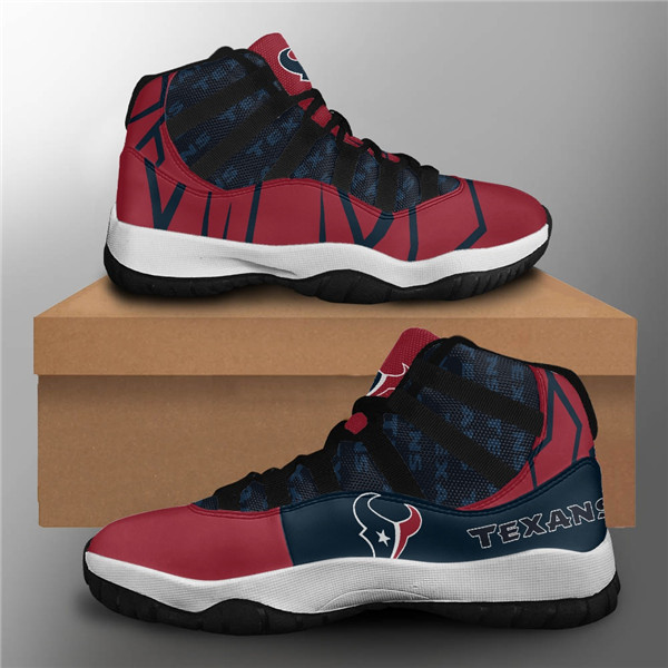 Women's Houston Texans Air Jordan 11 Sneakers 001