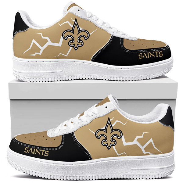 Women's New Orleans Saints Air Force 1 Sneakers 001