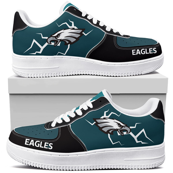 Women's Philadelphia Eagles Air Force 1 Sneakers 001