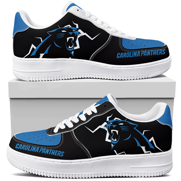 Men's Carolina Panthers Air Force 1 Sneakers 001