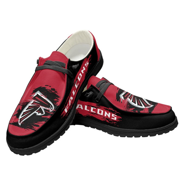 Men's Atlanta Falcons Loafers Lace Up Shoes 002 (Pls check description for details)