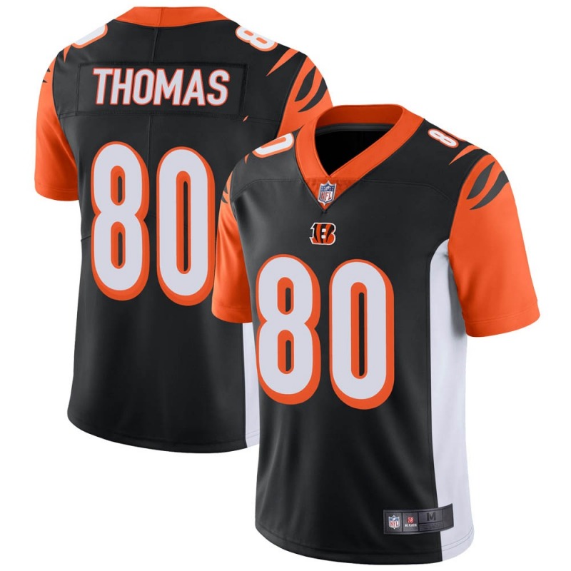 Men's Cincinnati Bengals #80 Mike Thomas Black Vapor Untouchable Limited Stitched Jersey