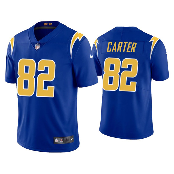 Men's Los Angeles Chargers #82 Richard Rodgers Royal Vapor Untouchable Limited Stitched Jersey