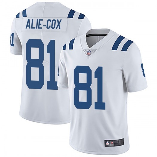 Men's Indianapolis Colts #81 Mo Alie-Cox White Vapor Untouchable Limited Stitched Jersey