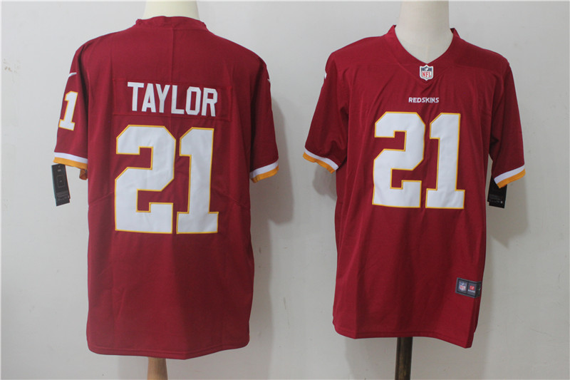 Men's Nike Washington Redskins #21 Sean Taylor Red Stitched NFL Vapor Untouchable Limited Jersey