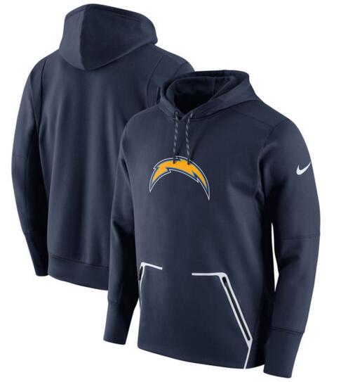 Men's Nike Los Angeles Chargers Navy Champ Drive Vapor Speed Pullover Hoodie