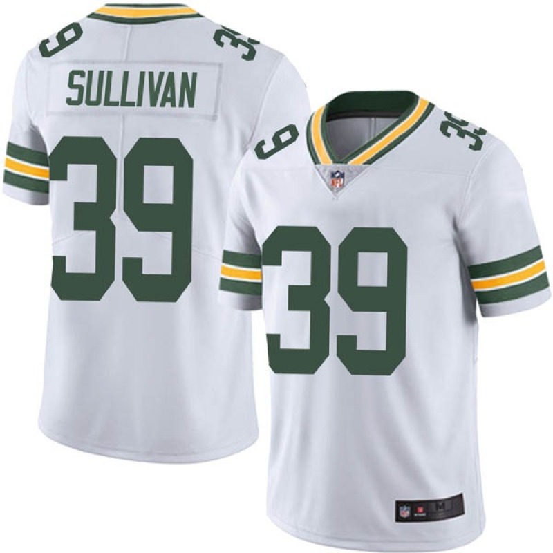 Men's Green Bay Packers #39 Chandon Sullivan White Vapor Untouchable Limited Stitched Jersey