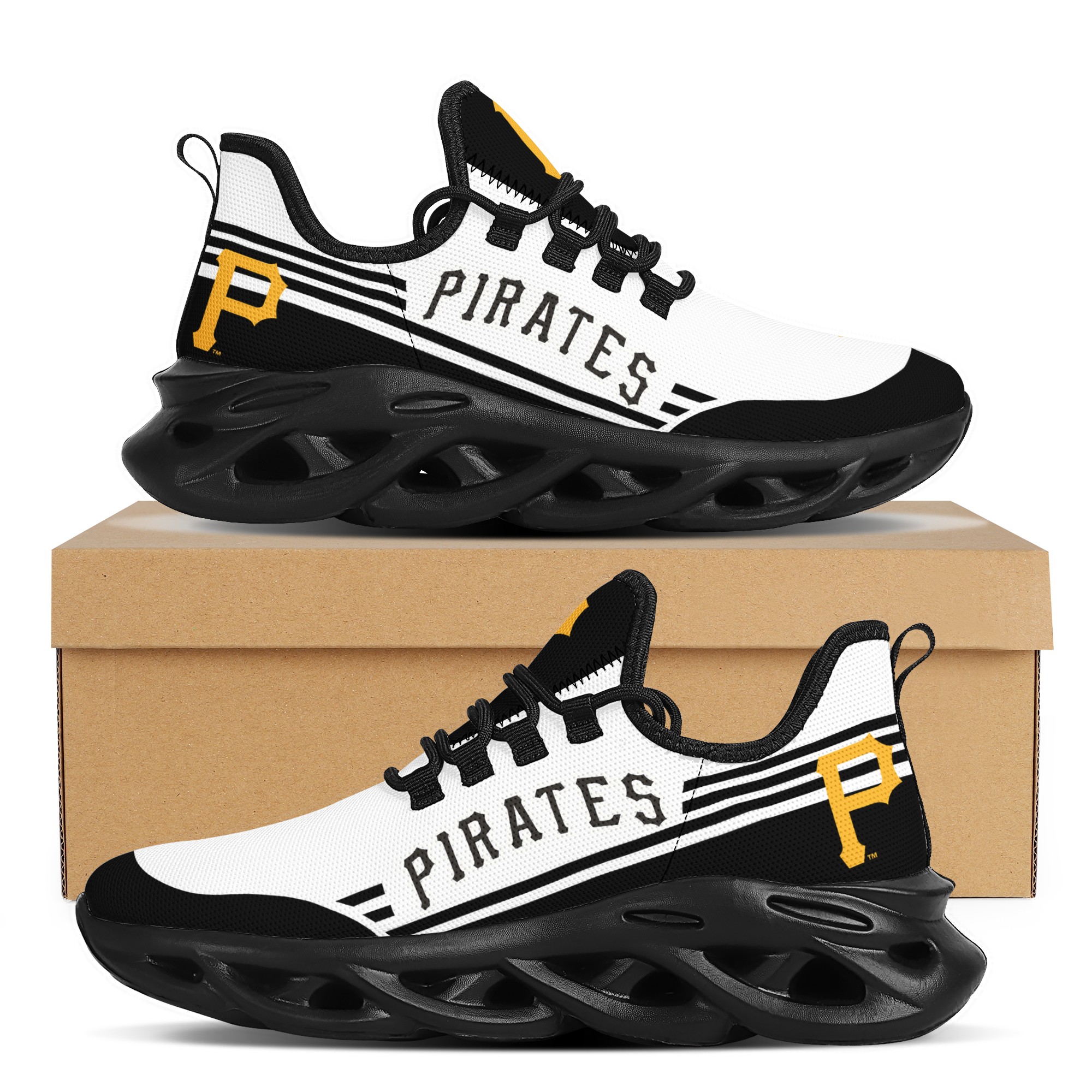 Women's Pittsburgh Pirates Flex Control Sneakers 001