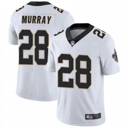 Men's New Orleans Saints #28 Latavius Murray White Vapor Untouchable Limited Stitched Jersey