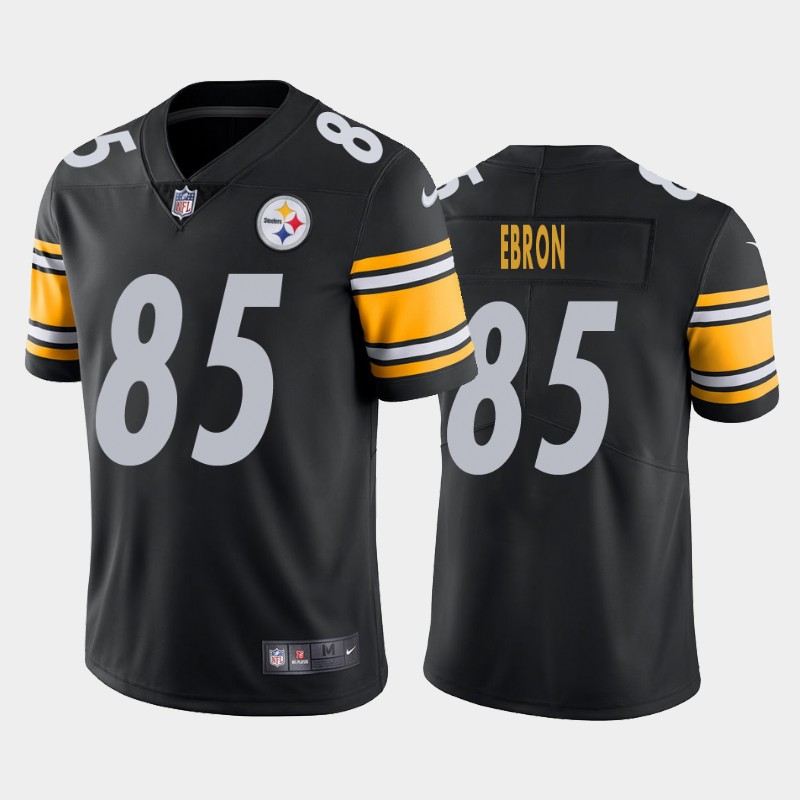 Men's Pittsburgh Steelers #85 Eric Ebron Black Vapor Untouchable Limited Stitched Jersey