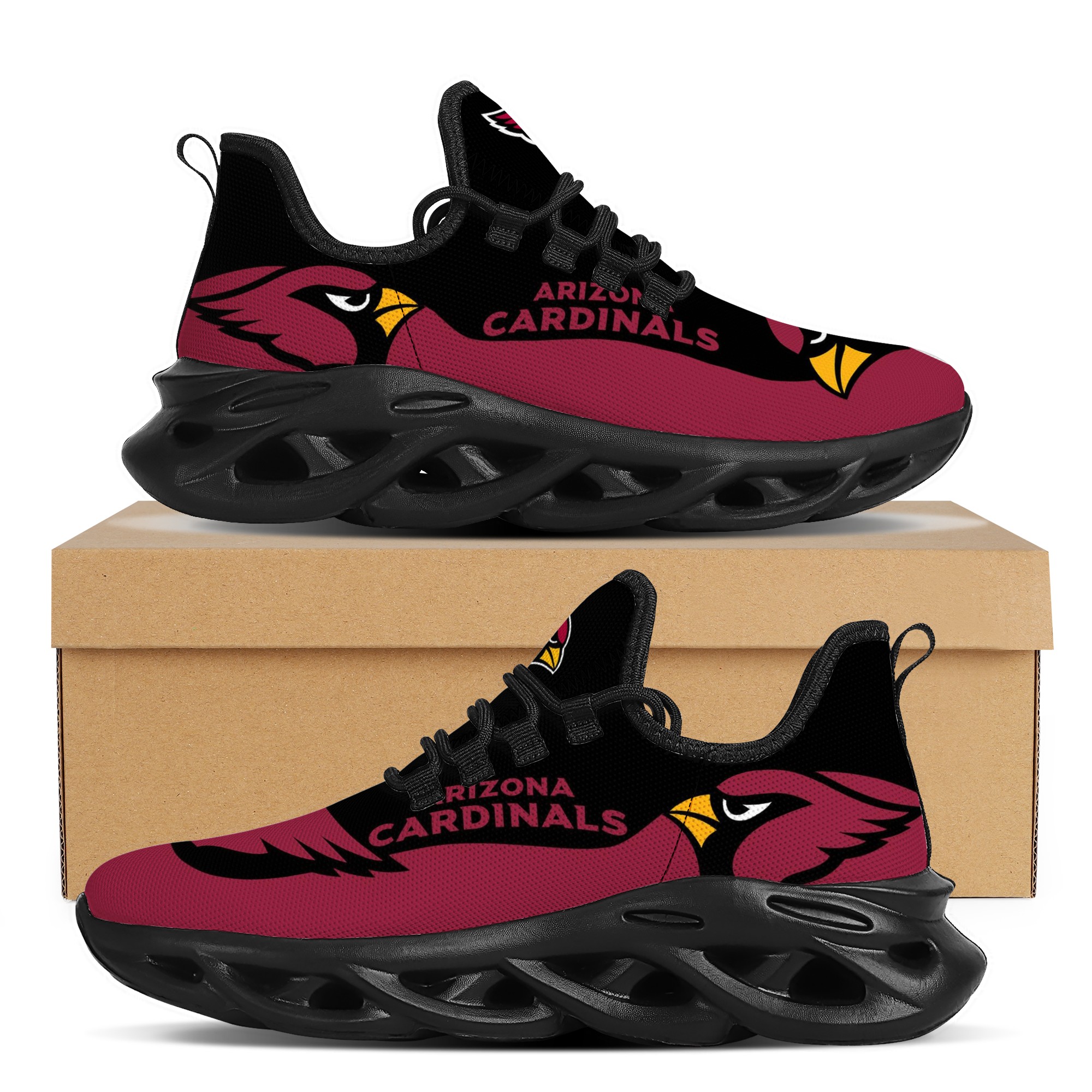 Men's Arizona Cardinals Flex Control Sneakers 001