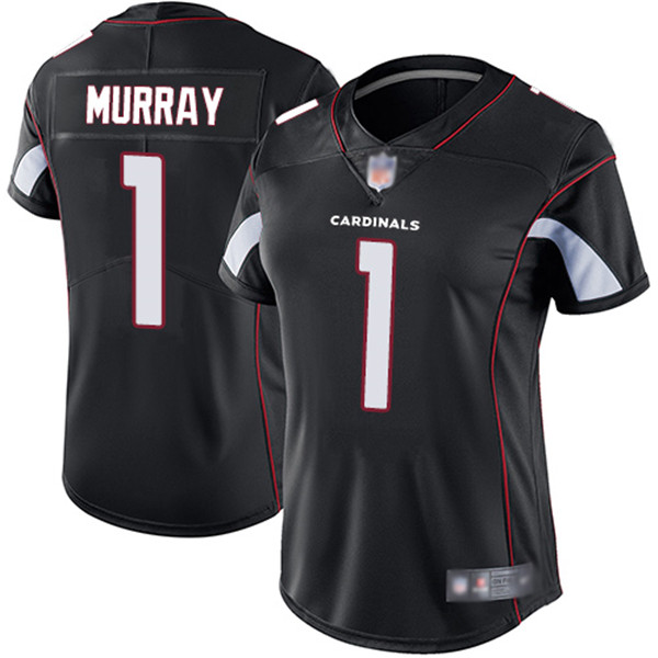 Women's Arizona Cardinals #1 Kyler Murray Black Vapor Untouchable Limited Stitched NFL Jersey(Run Small)