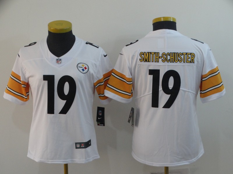 Women's Pittsburgh Steelers #19 JuJu Smith-Schuster Vapor Untouchable Limited Stitched NFL Jersey