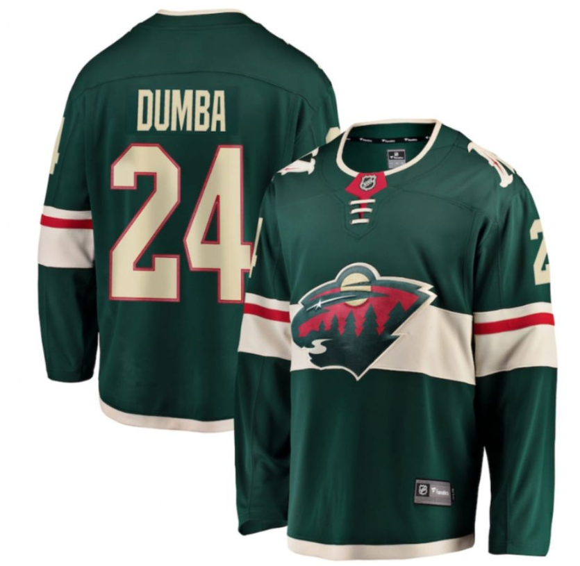 Women's Minnesota Wild #24 Matt Dumba Green Stitched NHL Jersey