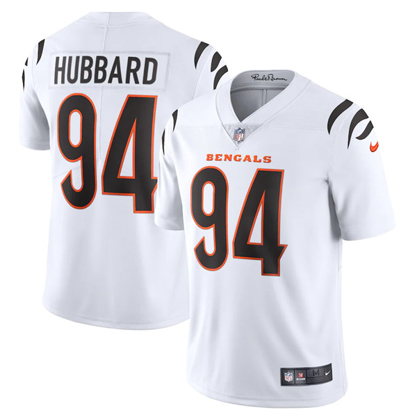 Women's Cincinnati Bengals #94 Sam Hubbard 2021 White Vapor Limited Stitched Jersey(Run Small)