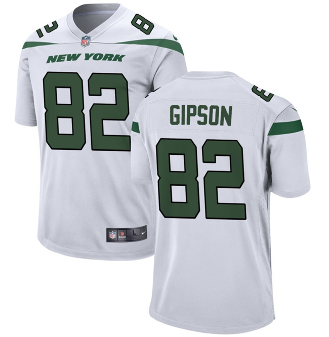 Women's New York Jets #82 Xavier Gipson White Stitched Football Jersey(Run Small)