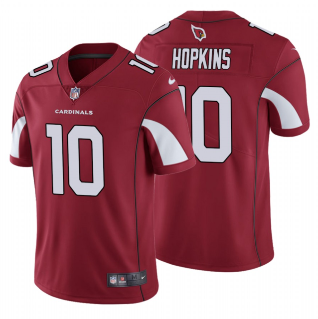 Youth Arizona Cardinals #10 DeAndre Hopkins Red Vapor Untouchable Limited Stitched NFL Jersey