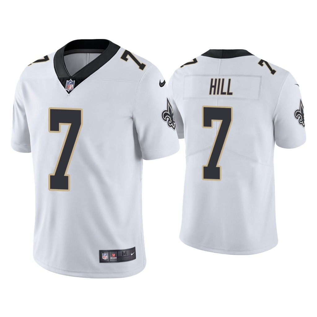 Youth New Orleans Saints #7 Taysom Hill White Vapor Untouchable Limited Stitched Jersey