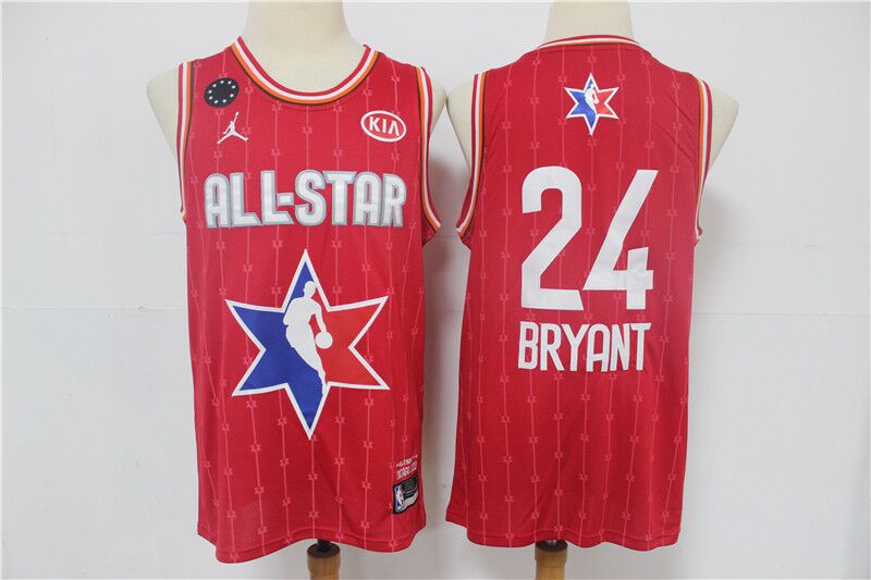 Youth Los Angeles Lakers #24 Kobe Bryant Red 2020 All-Star Stitched NBA Jersey