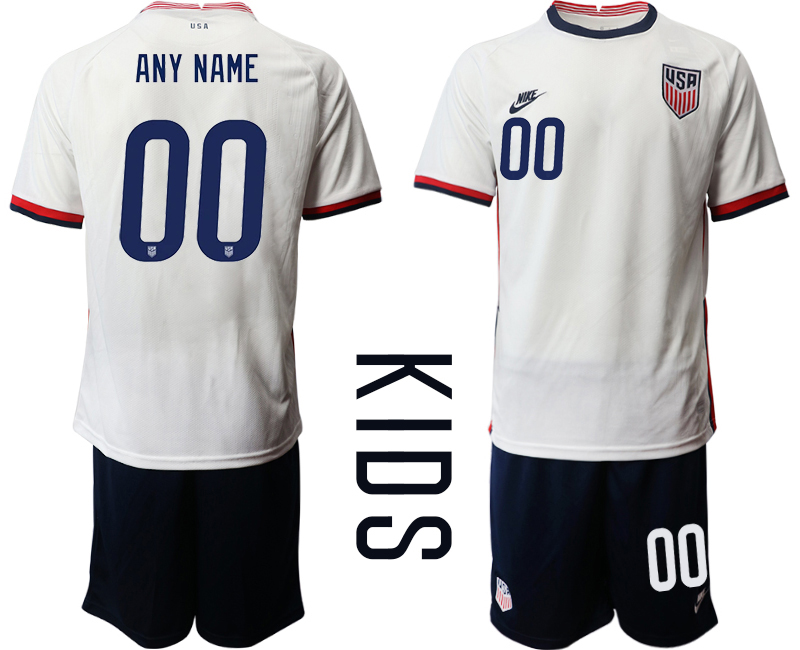 USA Custom Home Kid Soccer Country Jersey