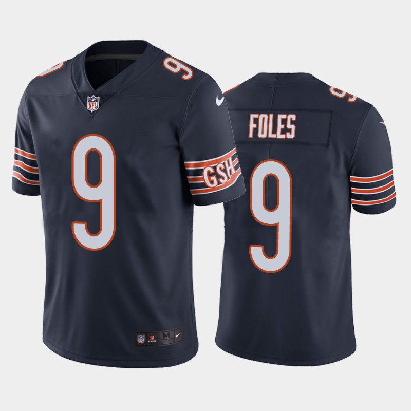 Youth Chicago Bears #9 Nick Foles Navy Vapor Untouchable Limited Stitched Jersey