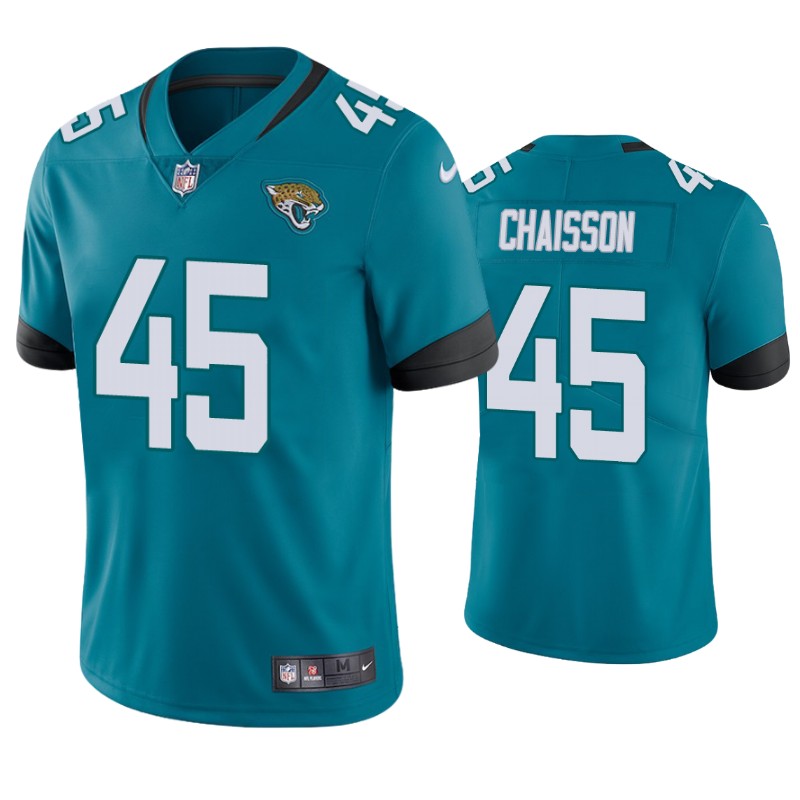 Youth Jacksonville Jaguars #45 K'Lavon Chaisson Blue Vapor Untouchable Stitched Jersey