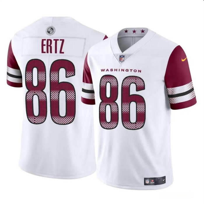 Youth Washington Commanders #86 Zach Ertz White Vapor Limited Stitched Football Jersey