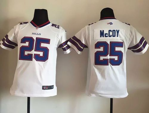Nike Bills #25 LeSean McCoy White Youth Stitched NFL New Elite Jersey