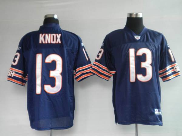 Bears #13 Johnny Knox Blue Stitched Youth NFL Jersey