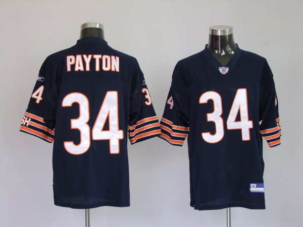 Bears #34 Walter Payton Blue Stitched Youth NFL Jersey