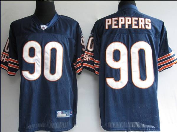 Bears #90 Julius Peppers Blue Stitched Youth NFL Jersey