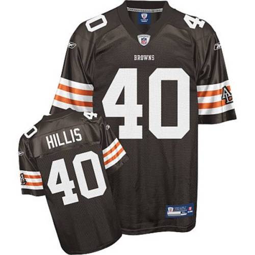 Browns #40 Peyton Hillis Brown Stitched Youth NFL Jersey