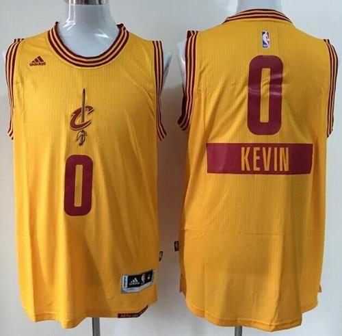 Cavaliers #0 Kevin Love Gold 2014-15 Christmas Day Stitched Youth NBA Jersey