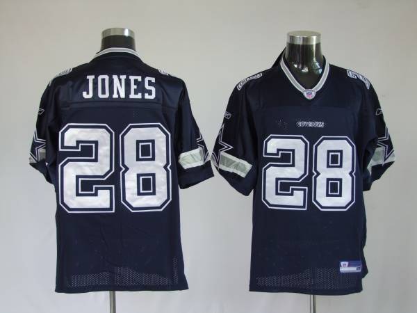 Cowboys #28 Filex Jones Navy Blue Stitched Youth NFL Jersey