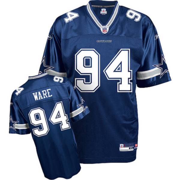 Cowboys #94 Demarcus Ware Blue Stitched Youth NFL Jersey