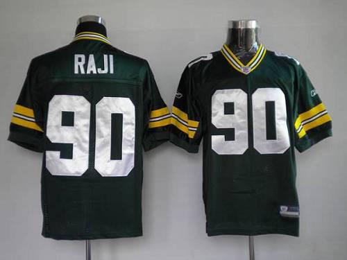 Packers #90 B.J.Raji Green Stitched Youth NFL Jersey