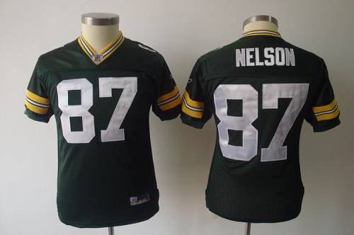 Packers #87 Jordy Nelson Green Stitched Youth NFL Jersey