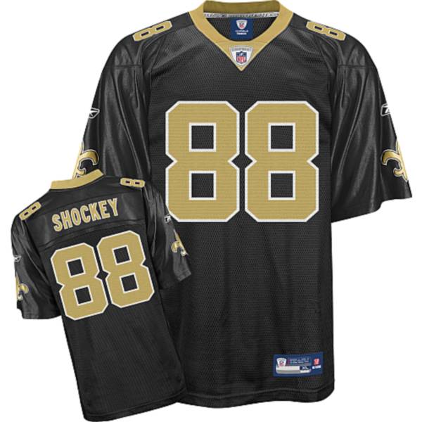 Saints #88 Jeremy Shockey Black Stitched Youth NFL Jersey