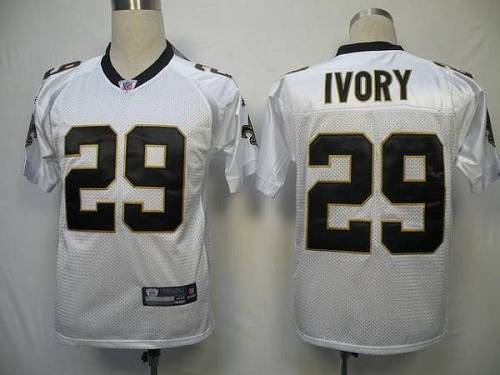 Saints #29 Chris Ivory White Stitched Youth NFL Jersey
